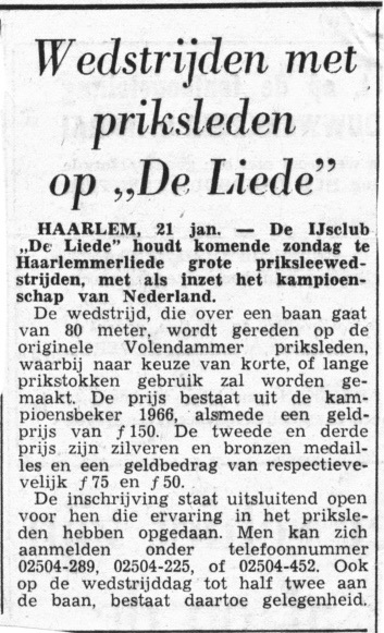 19660121-HD Wedsrijden met priksleden op De Liede dd 23 jan 1966