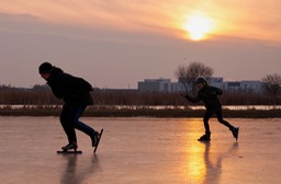 Schaatsen begin 2018